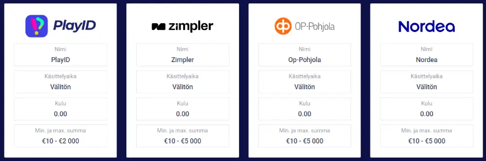 Frumzi Casino Maksutavat